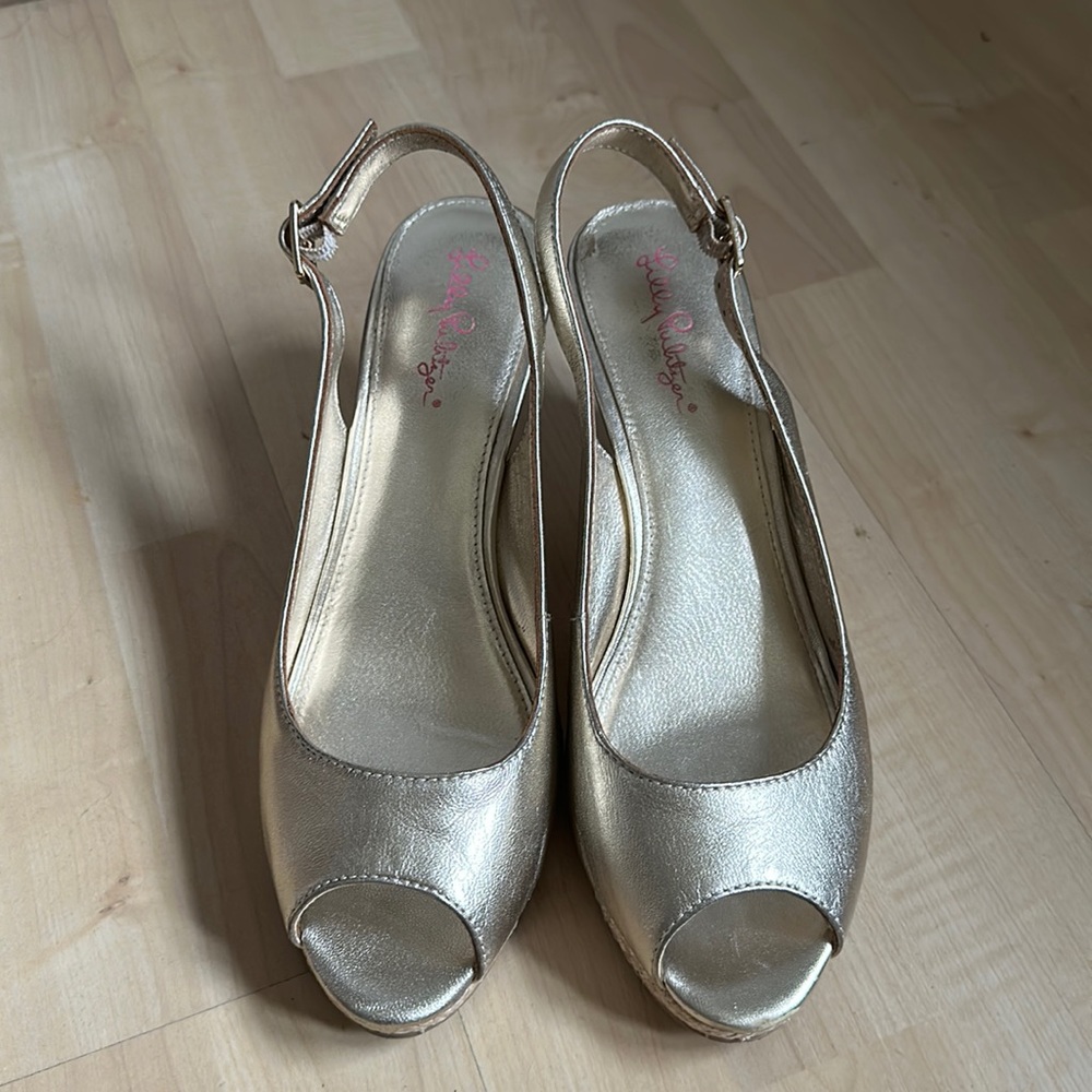 Lilly Pulitzer Kristin Wedge Worn Twice